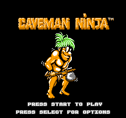 Joe and Mac screenshot 2 for NES